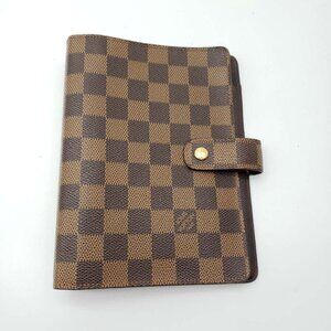 100% Authentic Louis Vuitton Damier Agenda MM Notebook Cover